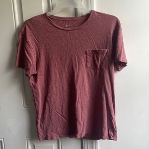Red J. Crew Red Shirt- Large